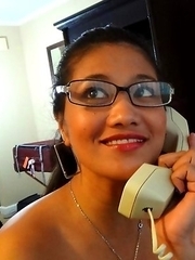 Horny Filipina Natasha businesswoman savors white dick